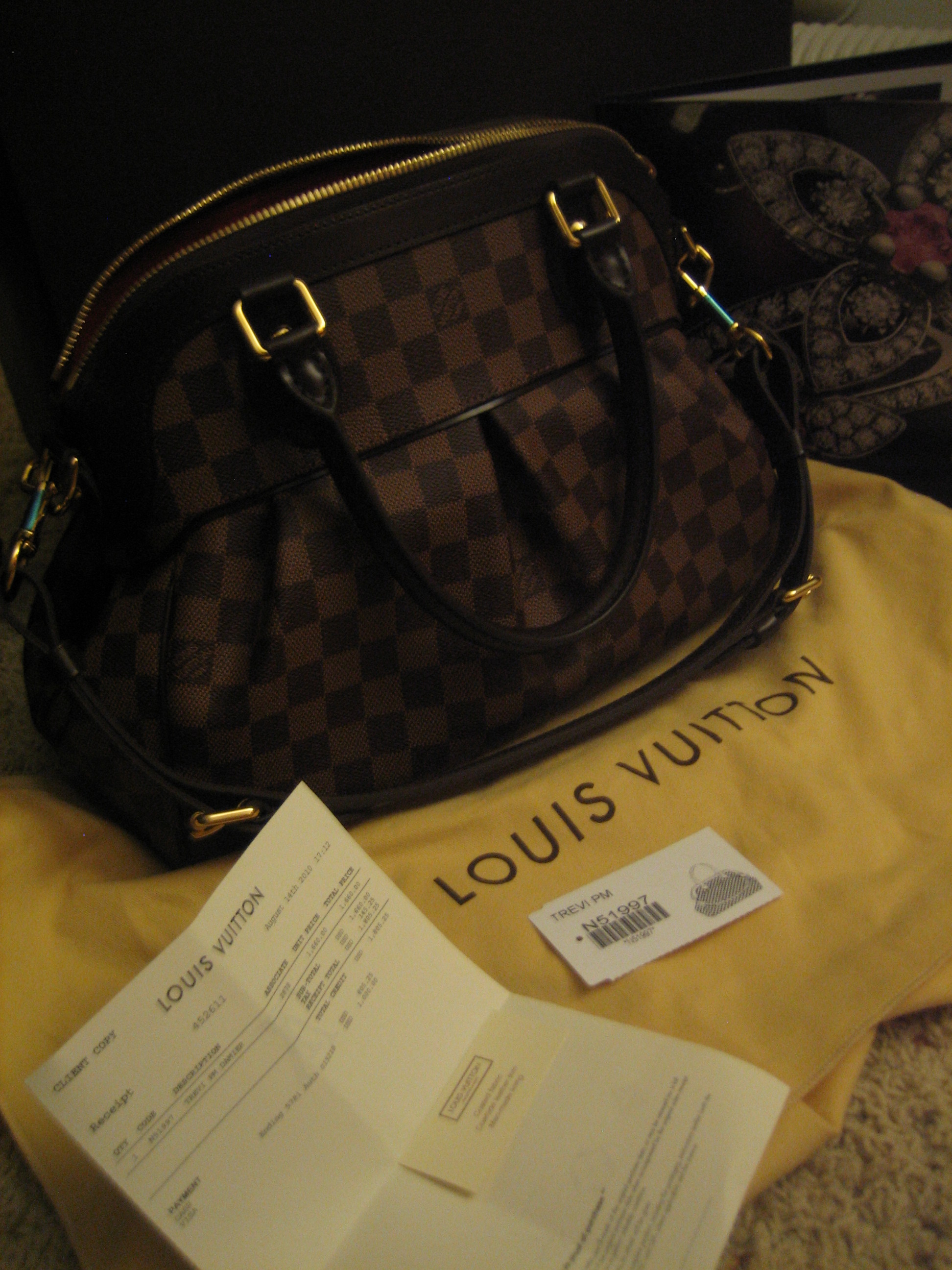 Review & What Fits: Louis Vuitton Trevi PM - Domesticated Me